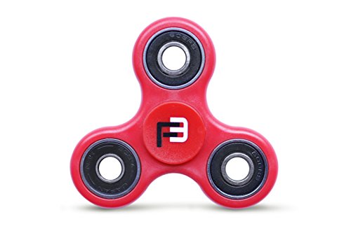 Best Hand Spinner - Tri-Spinner Fidget Toy - Premium Hand Spinner for Relieving ADHD, Anxiety, Boredom, Stress Relief, Killing Time - Hybrid Ceramic Bearing Fidget Spinner, 2 Minute Spin Time