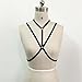 Mallcat Women Alluring Harness Bra Hollow Out Bra (S, Black)