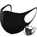 3 Pack Unisex Mouth Mask Adjustable Anti Dust Face Mouth Mask,Black Cotton Face Mask for Cycling Camping Travel