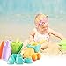 MINGPINHUIUS Kids Beach Toys Toddlers Beach Sand Toys with Truck Castle Bucket Kettle Molds A Mesh Bag, Soft Plastic Material Ideal Gift for Baby Boys or Girls 22 Pcs