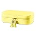 Vlando Travel Tassel Jewelry Box Organizer - Woman Girls Faux Leather Jewelries Storage Holder for Necklaces Earrings Rings, Yellow