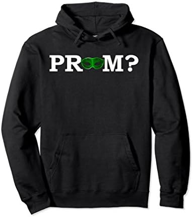 Unisex Masquerade Mask Prom Promposal Idea Hoodie Large Black