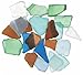 2 Pack Darice Sea Glass in Mesh Bag - Multicolor Rainbow Mix - 1lb