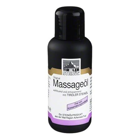 TIROLER STEINÖL Massage 100 ml Öl