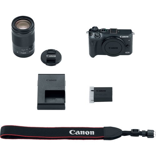Canon-EOS-M6-Mirrorless-Digital-Camera-with-18-150mm-Lens-Black-USA-Warranty-Canon-EVF-DC1-Electronic-Viewfinder