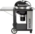 Napoleon NK22CK-C Rodeo Charcoal Kettle Grill with Cart, Black