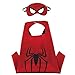 Blingbling Superhero Cape & MASK Set Kids Childrens Halloween Costume Spiderman