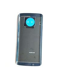 Repuestos para Motorola Moto G6 XT1925-2 XT1925-3 XT1925-6 XT1925-7 XT1925-8 Reemplazo Batería de vidrio real Tapa trasera Carcasa Puerta Herramientas de cinta Deep Indigo Blue (Deep Indigo)
