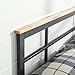 Zinus Urban Metal and Wood Platform Bed with Wood Slat Support , Queen