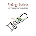 Intermerge for BMW Keychain Keyring, Zinc Alloy Material BMW Key Chain with BMW Logo