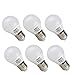 ChiChinLighting 12 Volt 7 Watt LED Light Bulb (6 Bulbs per Pack) - E26/E27 Light Bulb 12v Low Voltage - Daylight White (Cool White) 6000k 7w Light Bulb - Off Grid Solar System, RV, Marine LED Lights