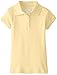 Izod Girls' Short Sleeve Uniform Polo