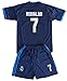 Real Madrid 2016-2017 Ronaldo #7 Youths 3rd Soccer Jersey Set (9-10 years old)