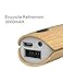 Power Bank.Anguo 3000/5000mAh Ultra Compact Power Bank Portable Charger Powerbank External Battery Charger for iPhone7 Plus 6s 6 Plus, iPad, Samsung Galaxy, Nexus, HTC and More (A03-Wood Grain)