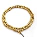 OVALBUY 108 Ox Bone Skull Beads Buddhist Prayer Mala Necklace