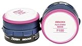 Moldex 7140 Organic Vapor/P100 7000/9000 Series Combo Stacked Cartridge/Filter, 1 Pair