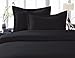 Elegant Comfort 1500 Thread Count Wrinkle,Fade and Stain Resistant 4-Piece Bed Sheet set, Deep Pocket, HypoAllergenic - King Black