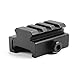 MIZUGIWA 3-Slot QD Lever Mount Adaptor and Riser Medium Profile Black