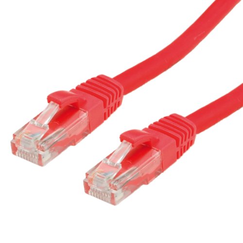 Value Cordon LAN Cat 6A Component Level | Câble réseau UTP Ethernet avec connecteur RJ45 | rouge 2 m