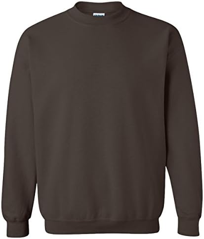 Gildan Fleece Crewneck Sweatshirt, Style G18000 Dark Chocolate at