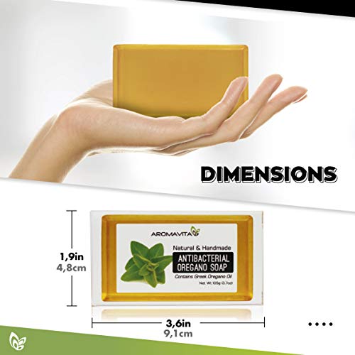Antibacterial Oregano Oil Soap Natural Antiseptic, Antiviral and