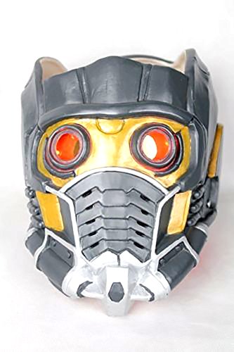 Star Lord Helmet with Red Light Guardians of the Galaxy Mask