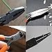 Kurtzy 8 Pack Mini Jewelry Plier Tool Kit Set with Soft Grip Handles - Precision Wire Cutters, Needle, Round & Bent Nose Pliers - Tools For Making Crafts, Beading, Electrical & Electronics