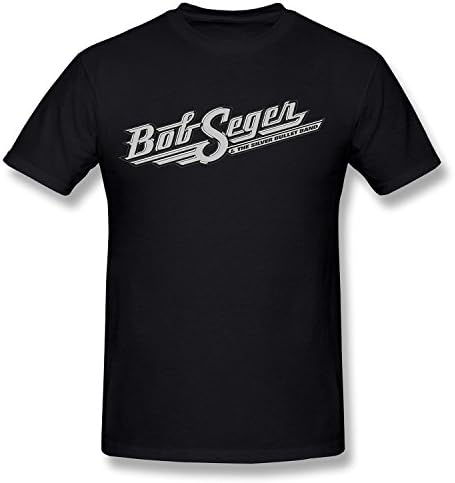 PLUSa Losnger Men's Bob Seger The Silver Bullet Band T Shirt XL