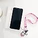 Soft TPU Pink Minnie Mouse Case with Charm Strap for iPhone X iPhoneX Wearable Smooth Ultra Slim Fit Disney Cartoon Tsum Tsum Protective Shockproof Cute Lovely Fashion Gift Girls Teens Kids Women