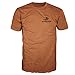 Official Winchester Mens Cotton Vintage Rider Graphic Printed Short Sleeve T-Shirt (XXL, Texas Orange)