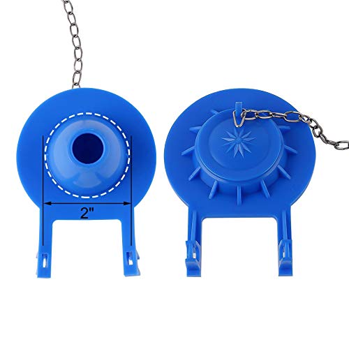 Toilet Flapper 2 Inch, 2 Packs Universal Toilet Flapper Replacement for