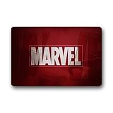 MECIKR Doormat Sweetshow Marvel Logo Decor Rug Non Slip