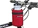 Bushwhacker Shasta Red - Insulated Bike Water Bottle Holder w/ 20 oz. Bottle - Two Point Bike Frame & Handlebar Attachment w/Belt Loop