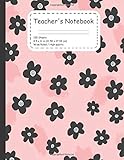 Teacher's Notebook: High quality and low cost; this is our new notebook designed for teachers .. 100 ruled pages 8.5*11 inches to write in cours, to take notes ...