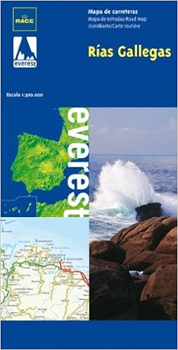 mapa carreteras gallegas Amazon.com: Mapa turístico de las Rías Gallegas (Mapas de Costas 