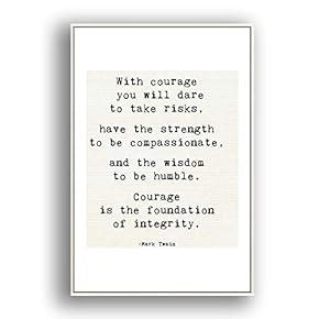 Framed Canvas Wall Art for Living Room, Bedroom Beautiful Quotes Canvas Prints for Modern Home Decoration Ready to Hang - 16"x24" inches