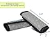 Enovoe Car Seat Strap Pads - 2 Pack - Soft and Durable Carseat Straps Covers for Baby - Prevent Strap Irritation from Carseat, Stroller, Carriers and Infant Swing Straps - Grey