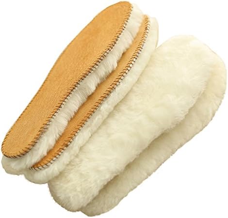 Genius Australian Sheepskin Insole,Extra Thick and Warm Wool Insole,Women's Replacement Insoles,Women US 5 B(M)