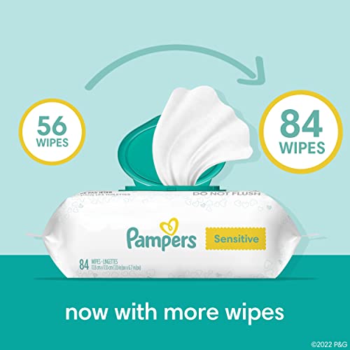 Baby Wipes, Pampers Sensitive Water Based Baby Diaper Wipes