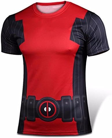 Marvel DC Comics Superhero Short Sleeve T-Shirt - Dead Pool XL