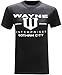 tees geek Wayne Enterprises Gotham City Men's T-Shirt- (Medium) - Black