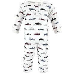 Hudson Baby Unisex Baby Cotton Coveralls, Cars, 6-9