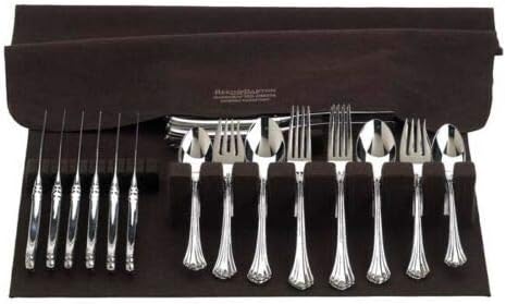 Brown Silver Cloth Flatware Holder Drawer Liner Pad Brown