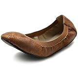 Ollio Women's Shoe Comfort Multi Color Cute Ballet Flat