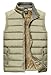 Vcansion Men's Outdoor Casual Stand Collar Padded Vest Coat