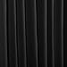 Nicetown Practical Thermal Insulated Blackout Curtain Panel for French Door / Patio 54W by 72L Inches - Black - 1 Panel