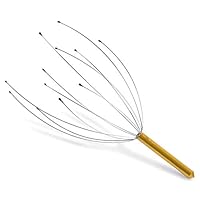 ANDALUS Head Massager - Hand Held Scalp Massager (Gold)