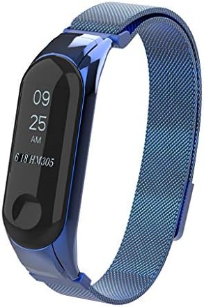 Barthylomo Xiaomi Mi Band 3 Milanese Magnetic Loop Watch Replacement Band Metal Wristband Wrist Watches Accessories