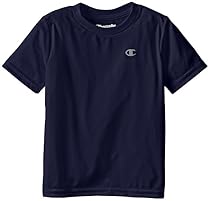Champion  Little Boys' Performance Short Sleeve Tee, Navy, 5