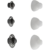 ERIPHA Replacement Earplug for Tubeless 3.5mm/1-Pin Listen Only Earpiece | Skin-Friendly Silicone, 6 Pcs S/M/L for Long-Term Comfort